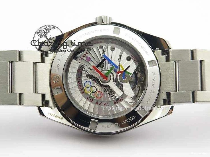 0303 Versatile Aqua Terra ‘PyeongChang 2018’ JHF Best Edition Black Dial On SS Bracelet A 8204